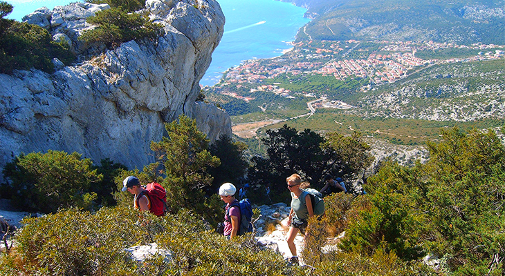Wandelen op Sardinië, Italië Wandelen op Sardinië, Italië