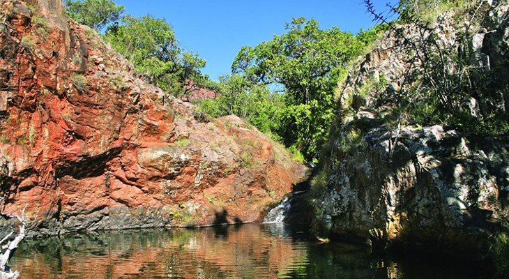 Mashovhela Rock Pool, Zuid-Afrika Mashovhela Rock Pool, Zuid-Afrika